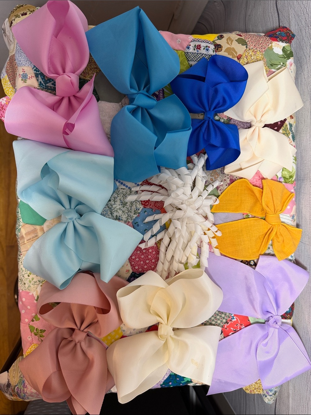 Assorted Kids Hair Bows - Pastel & Bright Color Pack